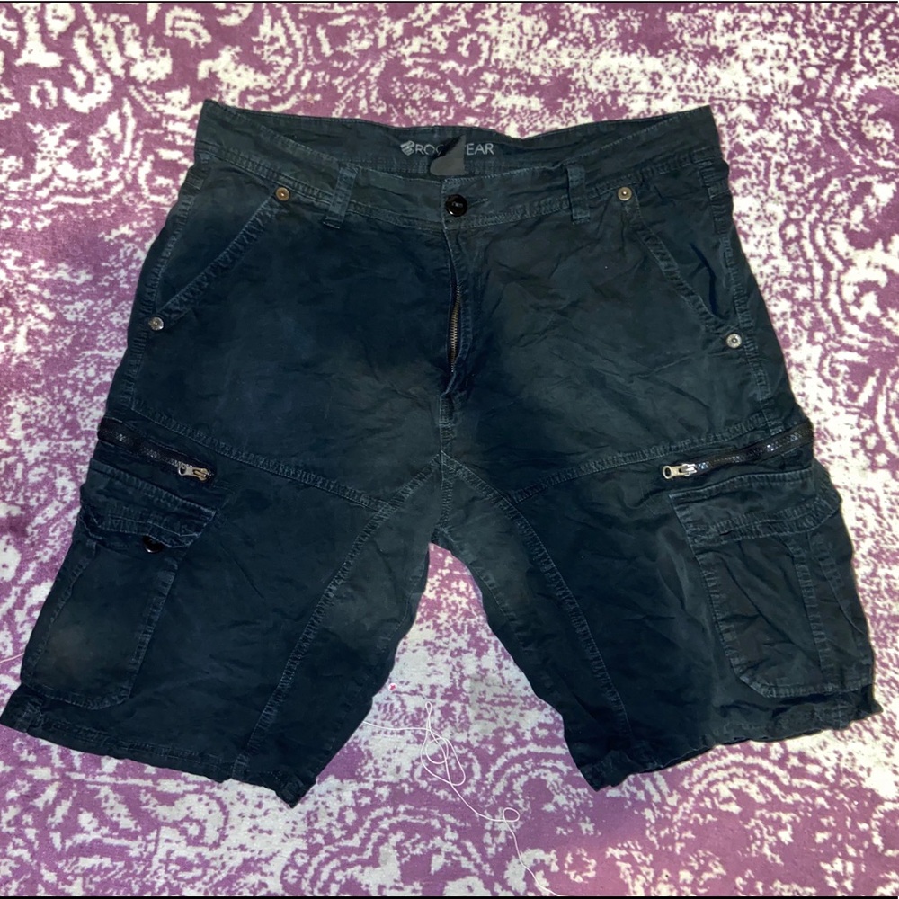 Men’s Black Cargo Shorts